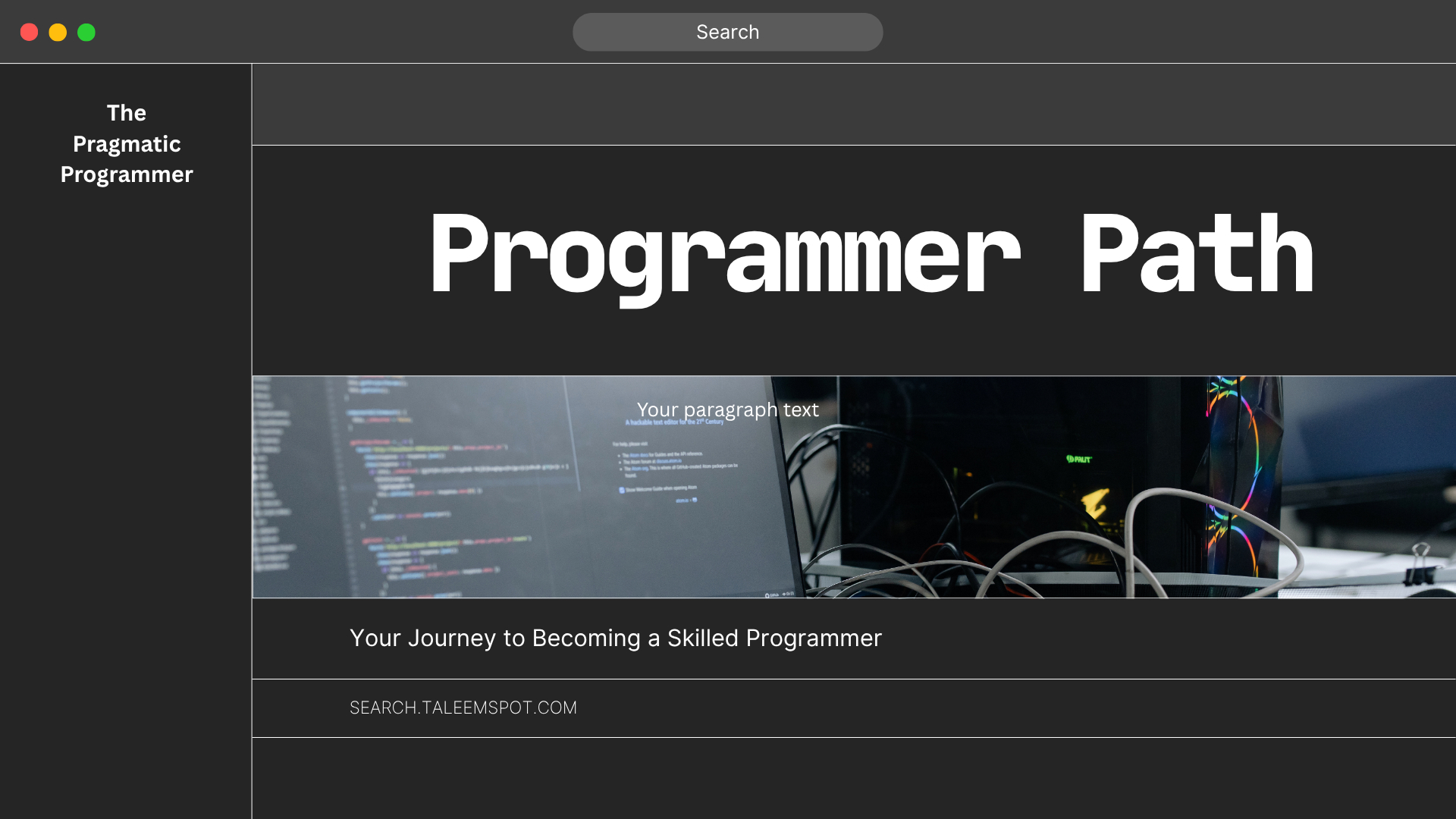 The Pragmatic Programmer